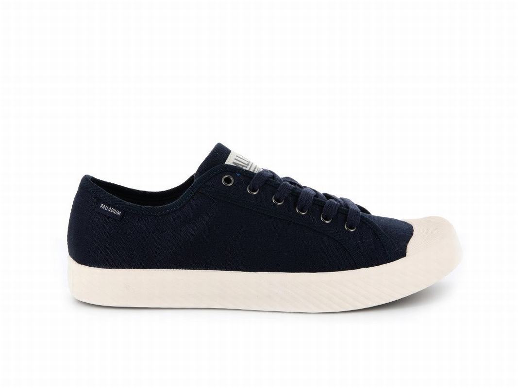 Palladium Pallaphoenix Og Canvas Damen Niedrige Sneaker Indigo ||472316-CAV||